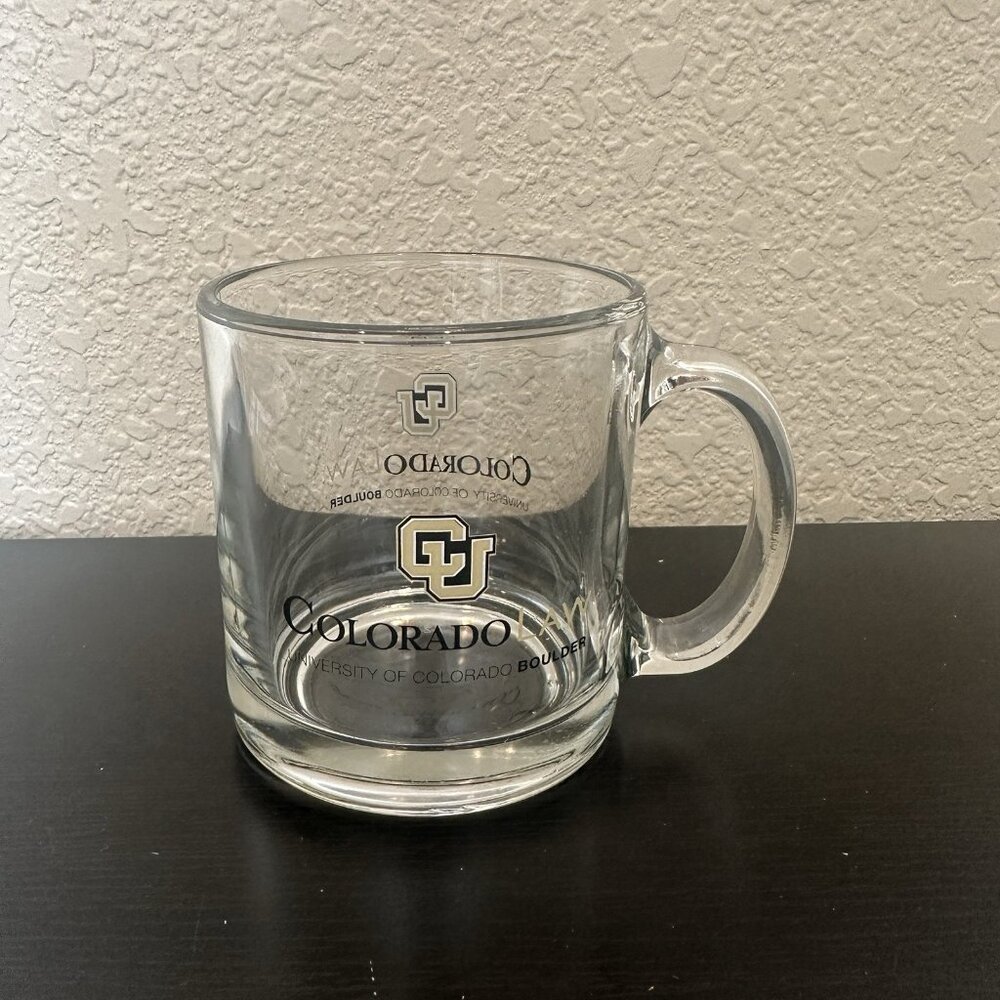 University Of Colorado‎ School Of Law Clear Coffee Mug Glass